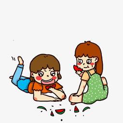 看书吃瓜图片大全,趣味阅读瞬间捕捉